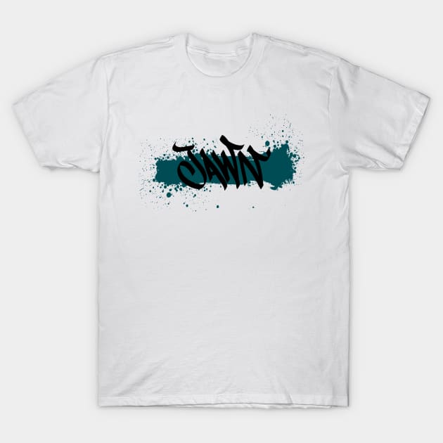 Jawn Tag - Black T-Shirt by Tailgate Team Tees